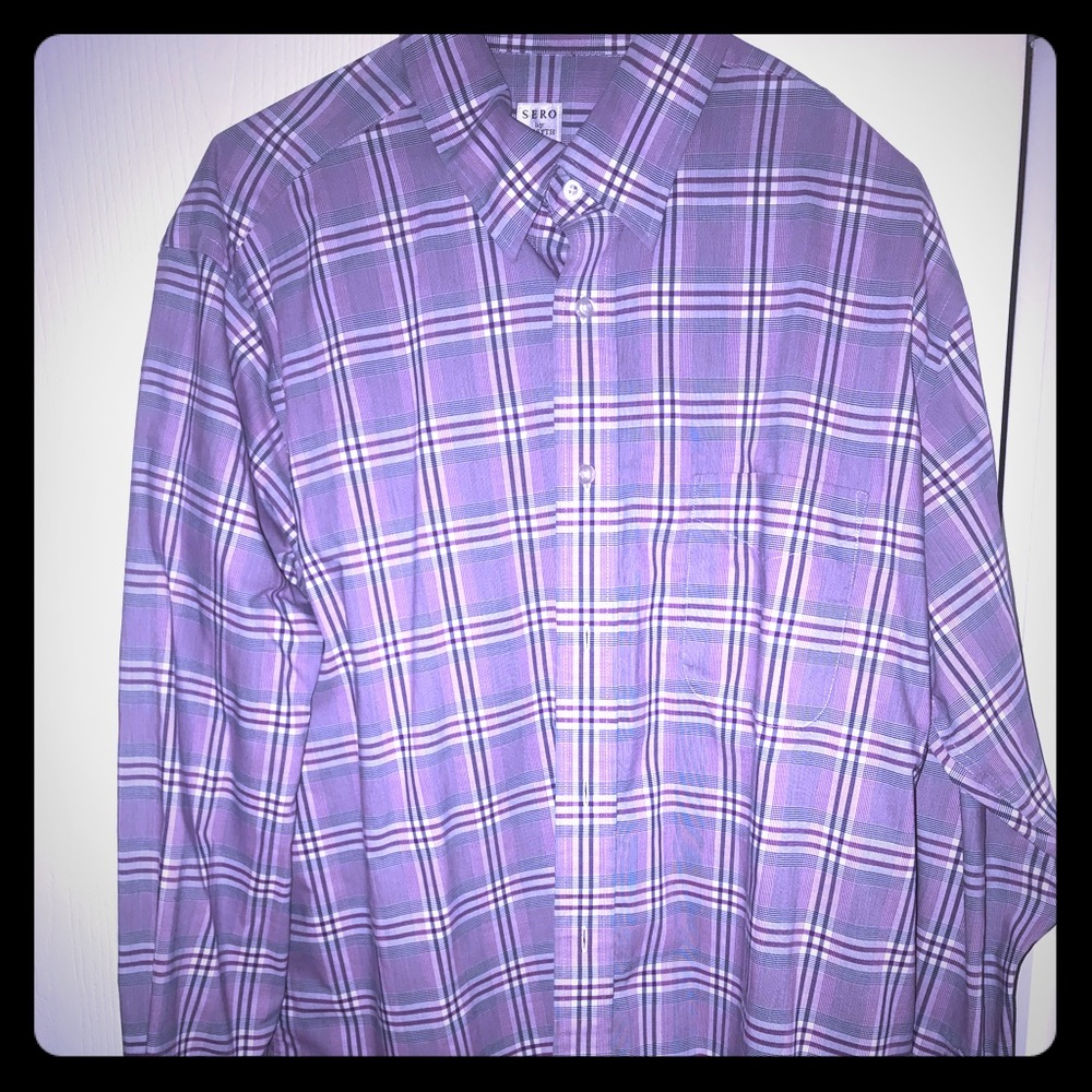 Men’s no iron long sleeve shirt